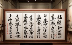 展书法作品