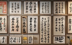 书法作品展示墙