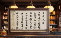 药店挂什么书法作品