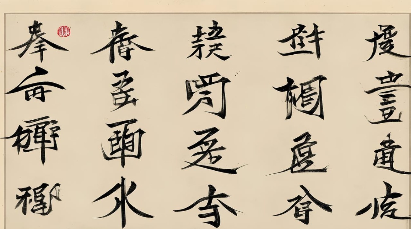 毛笔书法作品题目