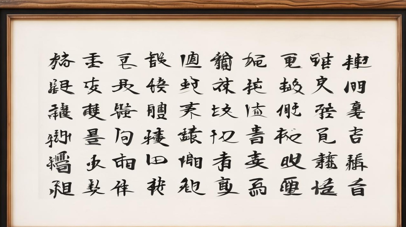 考级书法作品格式