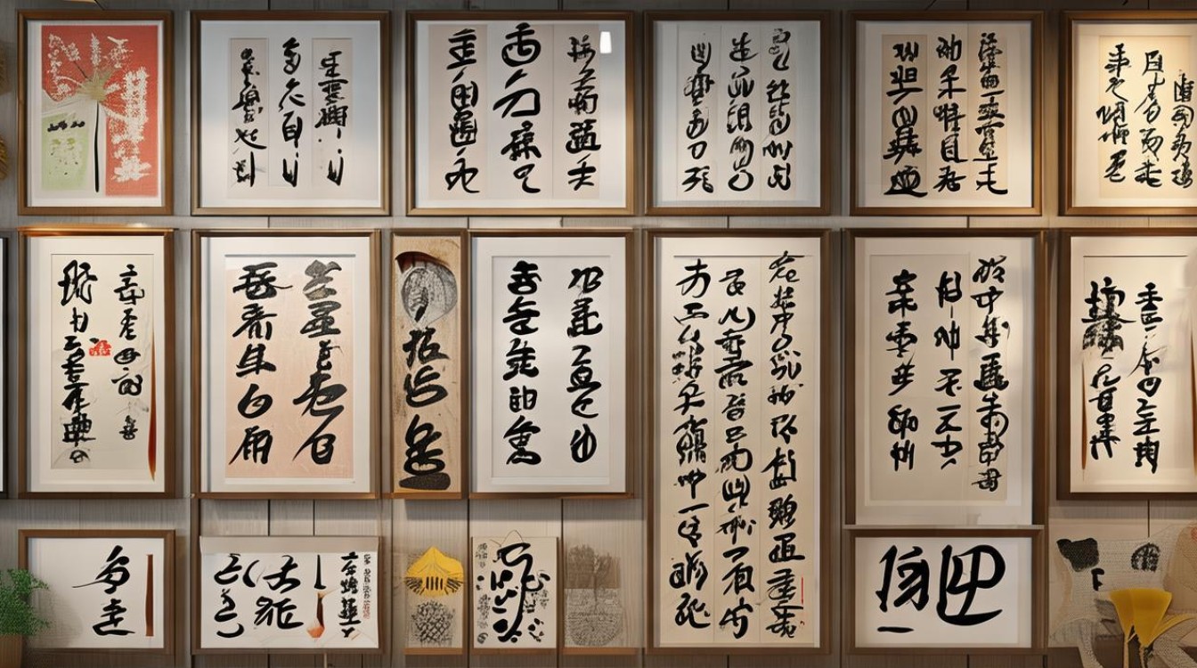 书法作品展示墙 书法作品展示墙