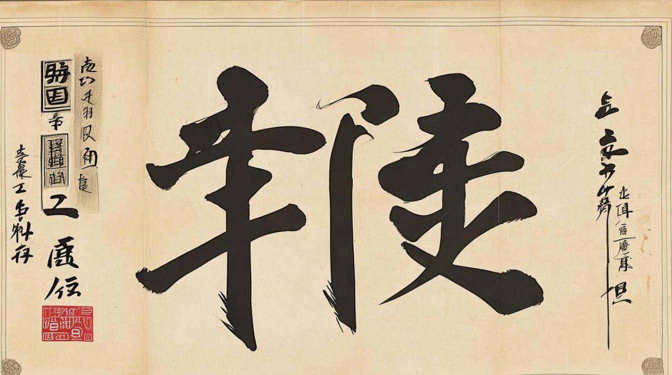 古代麟字书法作品