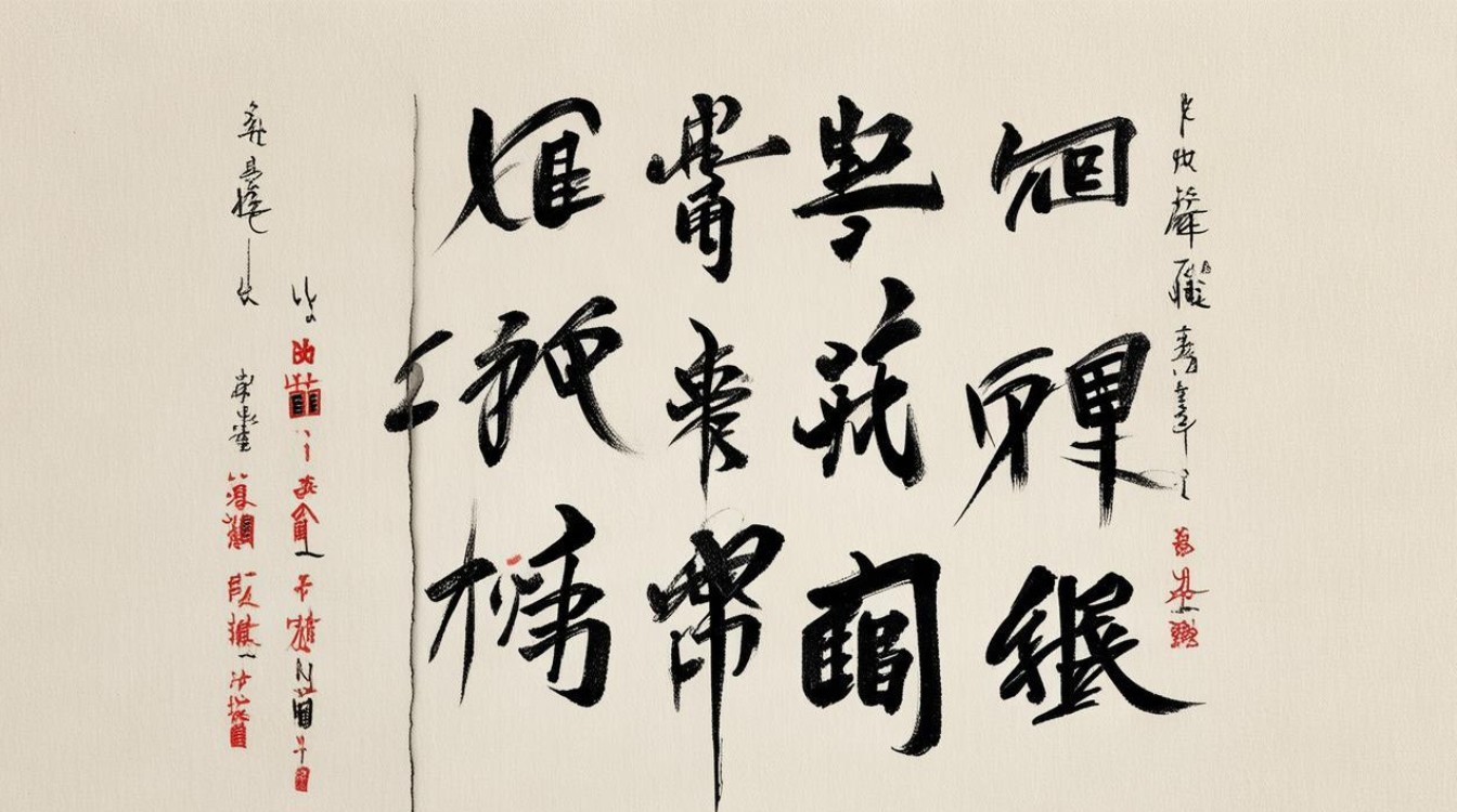 14个字书法作品